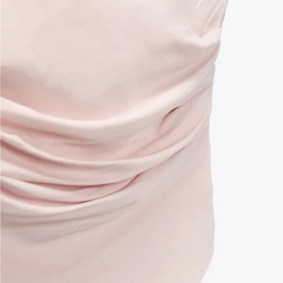 ZARA strapless satin effect scarf top - Picture 8 of 8